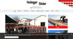 Desktop Screenshot of hocheggerdach.at